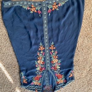 Johnny Was dress with slip